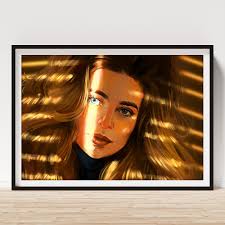 Sun Light Framed Print by Darko