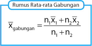 Rumus koefisien keragaman (kk) dari sekumpulan data x1, x2, x3 …, xn. Cara Mencari Rata Rata Gabungan Idschool
