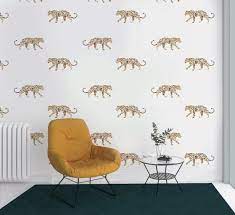 wallpaper leopard unique design premium quality free shipping luipaard behang behang kinderkamer behang