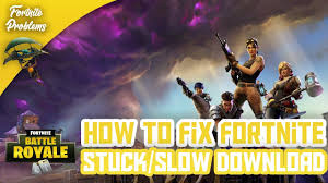 How To Fix Fortnite Slow Stuck Download Epic Games Launcher Youtube