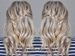Half up and half down. 10 Latest And Easy Party Hairstyles For Long Hair Styles At Life