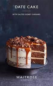 Try Making Our Date Cake With Salted Honey Caramel For The Ultimate Show Stopper Click On The Image For The Waitros Cake Recipes Yummy Cakes Caramel Recipes