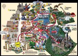 Universal studios japan offers official, alliance, and associate hotels, which cover every type of universal studios japan is right in the city of osaka, which makes it easy to get to via train. Jungle Maps Map Of Universal Japan