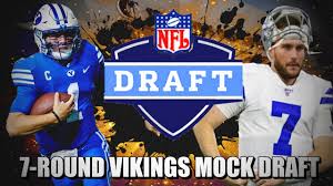 7 Round Minnesota Vikings Mock Draft If Cousins Is Cut Youtube