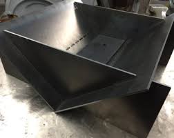 The fin fire pit 36 steel modern metal bowl firepit | etsy. Rusty Wolanski On Etsy