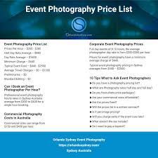 What Is The Event Photography Rates Trend For 2021 Photography Pricing Pricing Guide Photography Photography Rates