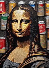 Recycled Mona Lisa by Leonardo da Vinci