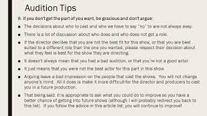 Should you pay an origination fee? Auditions How Do You Do The Best Job You Can At Auditions Ppt Download