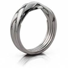 Weighs 4.38gms with highest quality.585 gold available. Ladies Petite 4 Band 14k Gold Puzzle Ring 4pgl Uctuk