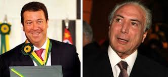 Claudio Melo Filho e Temer