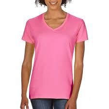 Gildan 5v00l Heavy Cotton Ladies V Neck T Shirt Calibre