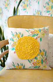 Ruching Rose Pillow — Sharon Holland Designs