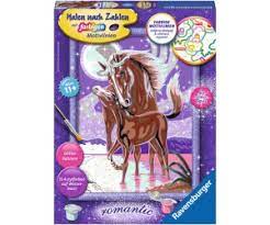 Die meisten kinder sind von zahlen fasziniert. Ravensburger Malen Nach Zahlen Pferdegefluster Ab 10 51 Preisvergleich Bei Idealo De