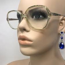 Silhouette Lorgnette 1980's Vintage Opera Glasses Black Frame M1337 C0091  No Lens FREE Shipping