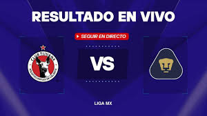 Tijuana vs Pumas hoy: Resultado EN VIVO, minuto a minuto y goles de la Liga MX