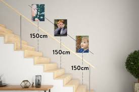 Hang wall art on one side of the staircase only to avoid clutter and provide a visual map for your eyes to follow. How To Hang Wall Art Like An Expert Bonusprint Blog