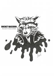 Rocket Raccoon Bradley Cooper Drawing Blackandwhite Marvel Guardians Of The Galaxy Guardiansoftheg Avengers Drawings Marvel Drawings Marvel Artwork