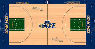 By jazz fans, for jazz fans. Power Ranking All 30 Nba Floor Designs Nba Utah Jazz Jazz Basketball