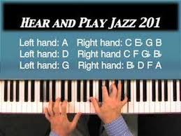 How to play piano with two hands. Hear And Play Jazz 201 How To Play Jazz Piano Voicings With Both Hands Youtube