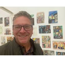 I love it when people in my show “The Matthew Collings Holistic Art  Experience” are laughing their heads off. Swipe x 20. 1 Fedja Klikovak and Michael  Corris. Fedja is the boss