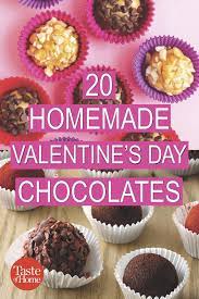20 Homemade Valentine S Day Chocolates Valentines Recipes Desserts Food Processor Recipes Low Carb Cheesecake
