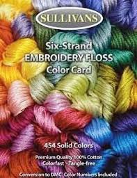 sullivans floss color card