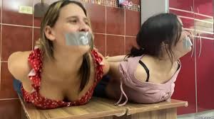 Hog-Tied Girls Just Wanna Have Fun While Ball Gagged In Barefoot Bondage -  XNXX.COM