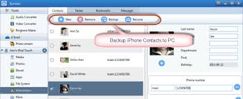 Guide On How To Backup Iphone Contacts Freely 3 Ways On How To Backup Iphone Contacts Or Transfer Contacts From Iphone With Syncios Ipho Iphone Icloud Transfer