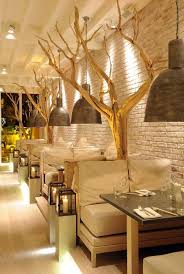 Straw lampshade and bamboo interior design. Delicious Dining Spaces Inspiring Restaurant Interiors Restaurant Design Bar Design Restaurant Restaurant Interior Design