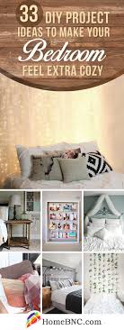 Romantic bedding and handmade decor create a great look for one of the most important rooms in the house. 33 Best Diy Cozy Bedroom Project Ideas And Designs For 2020