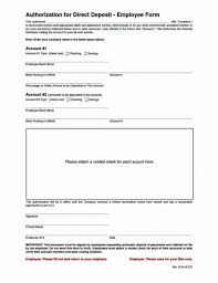 Direct Deposit Form Template In 2020 Directions Form Form Example