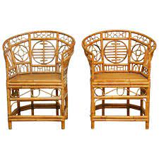 Shop for vintage bamboo furniture at auction, starting bids at $1. Pair Of Brighton Pavilion Style Chinoiserie Chinese Chippendale Chairs At 1stdibs