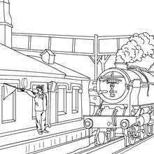coloriages train en gare a colorier fr hellokids com coloriage imprimer gratuit meilleures pages de d&#x00027;automne gratuites