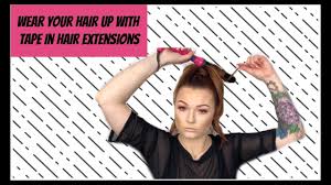 Feb 06, 2019 · tape in hair extensions are installed using the natural growth pattern of the wears hair. High Ponytail With Tape In Hair Extensions Youtube