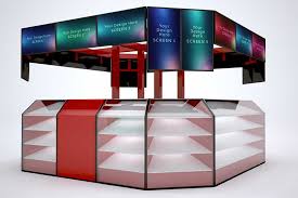 Free Kiosk Mockup In Psd Mockup Design Design Template Design