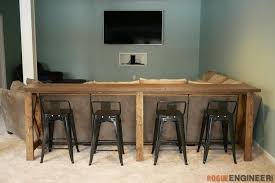 How to build bar s helves. Bar Top Console Table Rogue Engineer