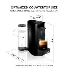 Starbucks coffee capsules for nespresso vertuo machines — blonde roast . Nespresso By De Longhi Vertuoplus Black Walmart Com Walmart Com