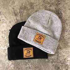 Custom Beanies For Bruno S Barber Shop Brunosbarbershopnj Custom Debossed Leather Patch Swatch 17 100 Acrylic Panel Hat Custom Baseball Hats Dad Caps