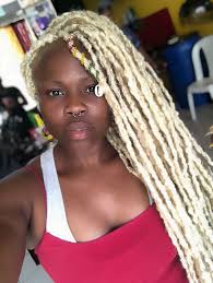 Black And Blonde Crochet Faux Locs Faux Locs Blonde Faux Locs Faux Locs Dark Skin Girls Locs