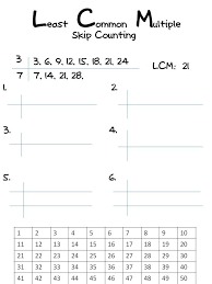 classroom freebies too lcm least common multiple