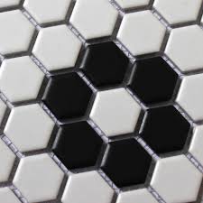 Mosaic tile is any combination of tile sizes, colors, shapes and/or materials, set in a sheet for easy installation. Nordic Porcelain Glossy Matte Hexagon Black White Ceramic Mosaic Tile Kitchen Backsplash Bathroom Pool Wall Floor Tiles 23 Mm Mosaic Wall Tiles Kitchen Black White Kitchensmosaic Kitchen Aliexpress