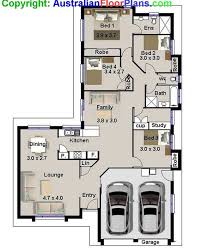 Narrow Lot 4 Bedroom House Plans Narrow Home Plans 4 Etsy Narrow House Plans Four Bedroom House Plans Bedroom House Plans