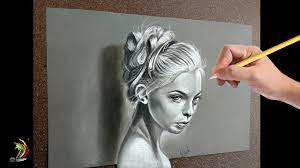 I had implemented first method by passing the same rgba color values per vertex multiple times. 3d Trick Art How To Draw 3d Portrait Of A Girl Pencil Color Portrait Drawing Youtube