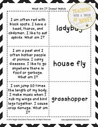 Freebie Tiered What Am I Insect Riddles What Am I Riddles Insect Activities Riddles