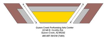 queen creek performing arts center seating chart theatre