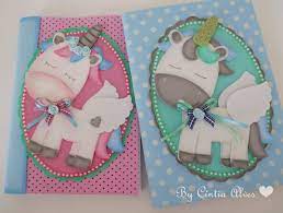 capa de caderno unicornio cadernos decorados artesanato em eva cadernos unicornio