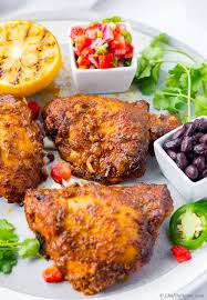 Flavorful Chicken Roasted Or Grilled Marinated In Orange Lime Juice Garlic Paprika H Grilled Chicken Recipes Grilled Steak Recipes Grilling Recipes Sides