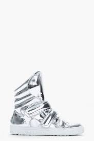 Black And Silver High Top Sneakers Dsquared2 High Top Sneakers For Men Online Boutique Thời Trang