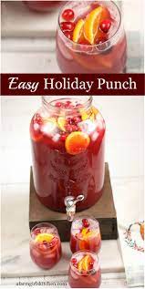 This Delicious And Easy To Make Christmas Holiday Punch Is Made With Cranberry Juice Cocktail Pinea Christmas Punch Recipes Punch Recipes Holiday Punch Recipe