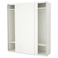 You can always adapt or complete this open storage solution as needed. Pax Wardrobe White Hasvik White Ikea